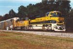 105 departs Bowden Yard heading south